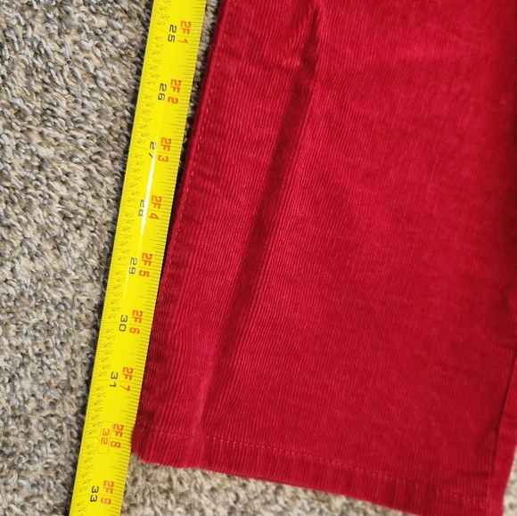 Talbots Red Corduroy Women' s Pants Size  10 - Picture 10 of 14